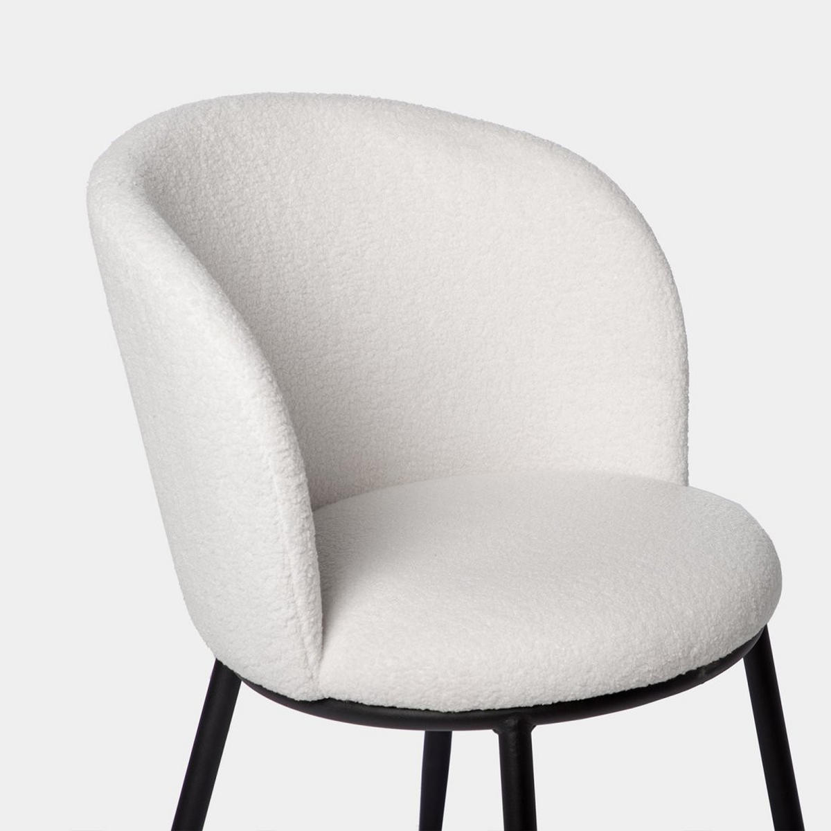 ESSZIMMERSTUHL Nolan Weiß 51 cm x 80 cm - Weiß, Textil (51/80/57cm)