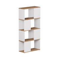 RAUMTEILER Eneos Weiß/Goldkraft Eiche 60 x 124.5 cm - Honigeiche/Weiß, Holzwerkstoff (60/124.5/24cm) - Vicco