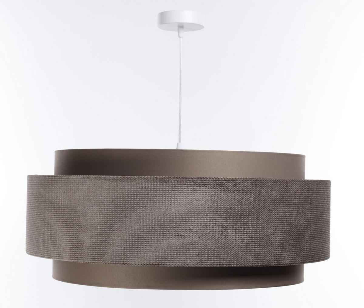 HÄNGELEUCHTE Grün 60/25 cm - Braun, Kunststoff (60/1.9/25cm) - ONZENO