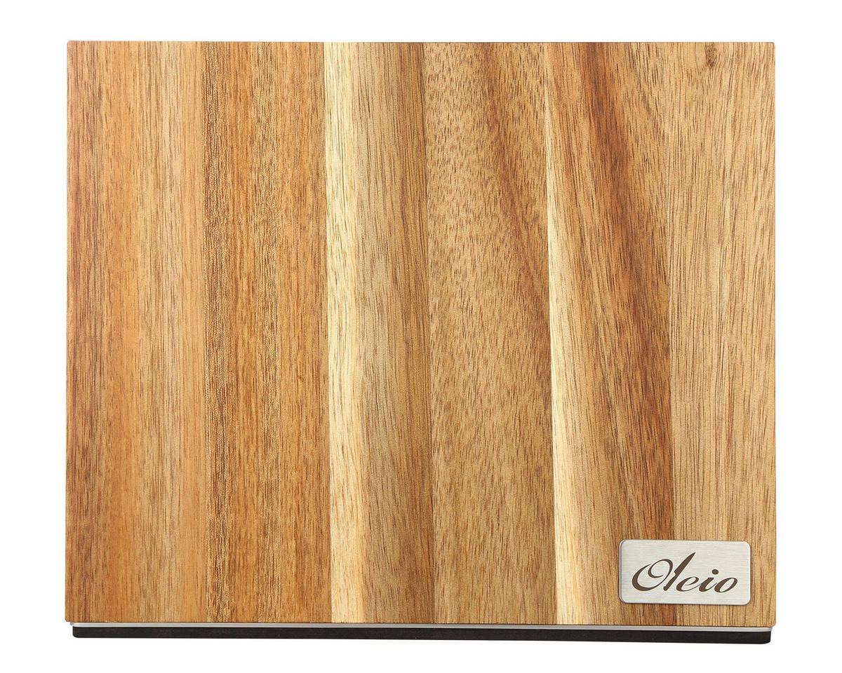 MAGNETISCHES MESSERBRETT - Akaziefarben, Holz (23/10.5/27.5cm) - Oleio