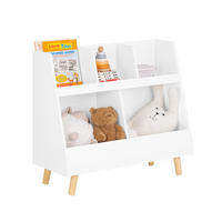 KINDERREGAL Weiß - Weiß, Holzwerkstoff (86/77/36cm) - SoBuy