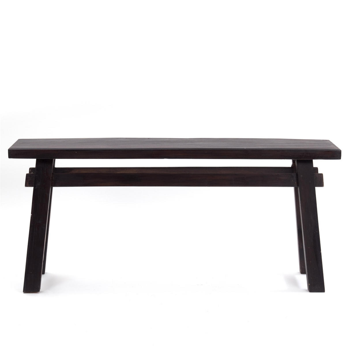 SITZBANK East 118 Mahagoni Recyclingholz massiv 03 dunkelbraun - Dunkelbraun, Holz (118/53/28cm) - DESIGN DELIGHTS