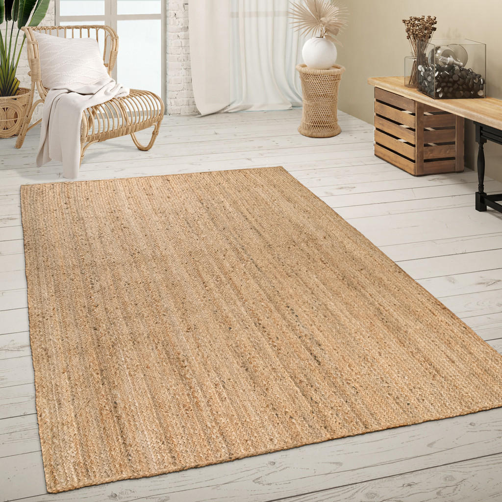 Thumbnail - Paco Home Hochflorteppich, Natur, Textil, Rechteckig, 80x150 cm, strapazierfähig, für Fußbodenheizung geeignet, Teppiche...