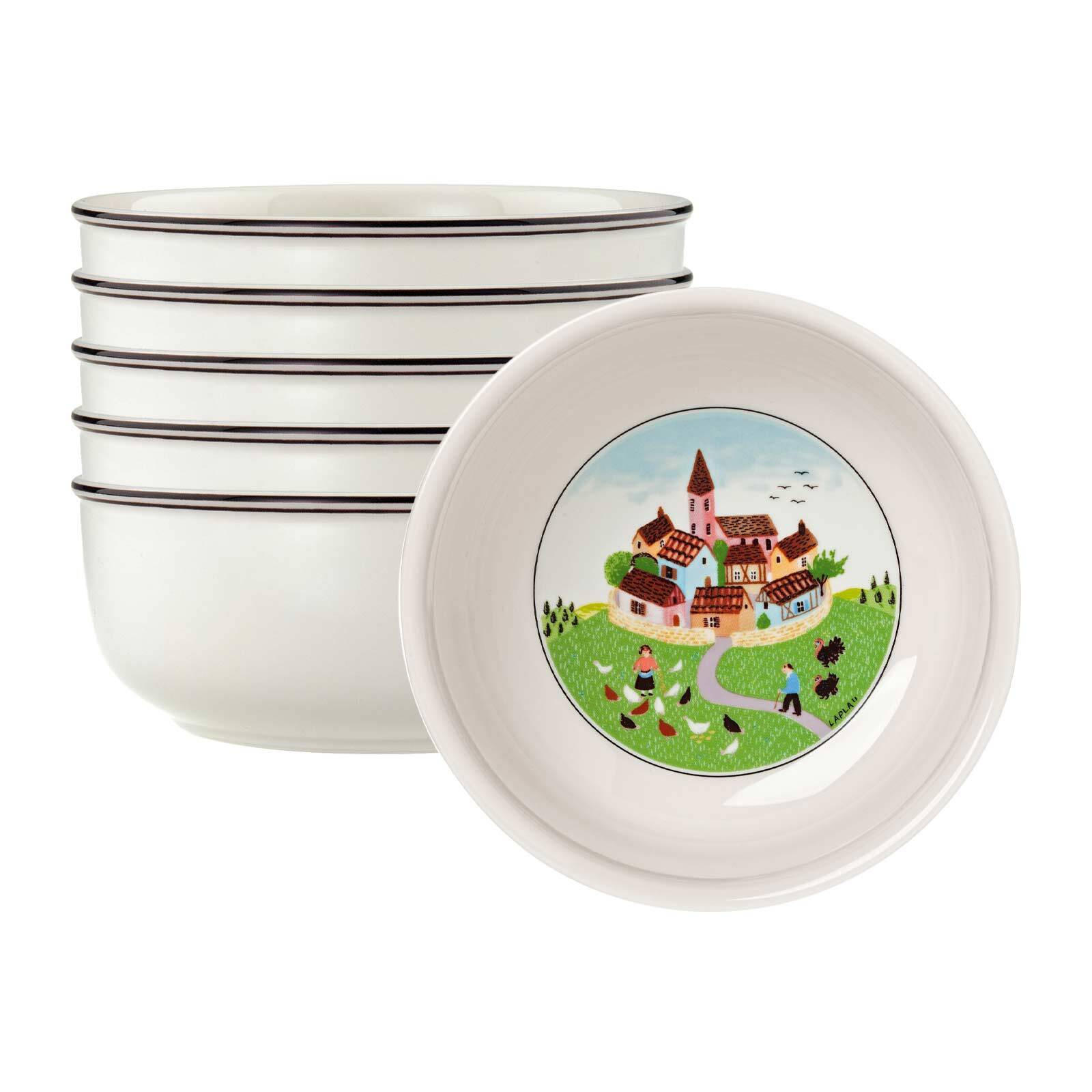 DESSERTSCHALEN Design Naif bunt ø 13 cm 6er Set - Multicolor, Keramik (13cm) - Villeroy & Boch