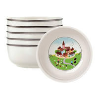 DESSERTSCHALEN Design Naif bunt ø 13 cm 6er Set - Multicolor, Keramik (13cm) - Villeroy & Boch