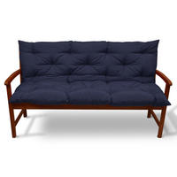 BANKAUFLAGE Flair BR 100/50cm Dunkelblau - Dunkelblau, Textil (48/10/100cm) - Beautissu 