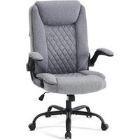 BÜROSTUHL Ergonomisch Grau Stoff - Grau, Textil (68/115/65cm)