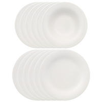 TAFELSERVICE New Cottage Basic weiß 12-tlg. - Weiß, Keramik (2/2/2cm) - Villeroy & Boch