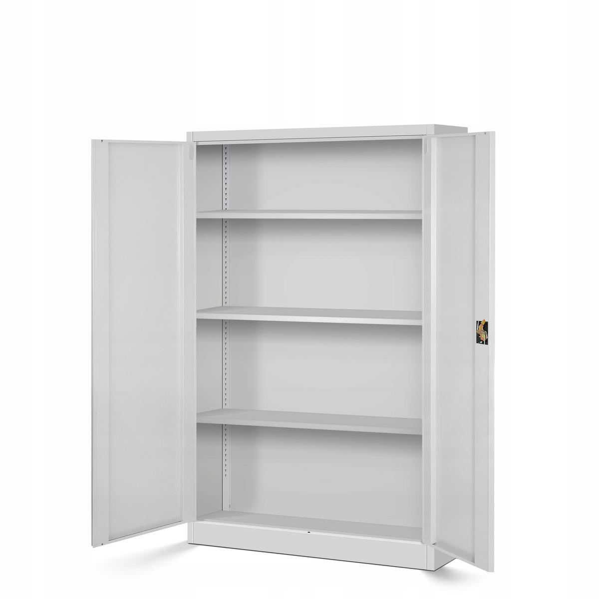 BÜROSCHRANK KEVIN - Grau, Metall (90/140/40cm) - Jan Nowak