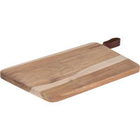 SCHNEIDEBRETT Teakholz - Braun, Holz (18/30cm)