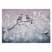FOTOTAPETE 208x146 cm - Subtile Natur - Grau, Textil (208/146cm) - Wallfluent