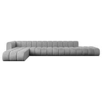 ECKSOFA modulares Sofa Zuvon-L3 - 478x177x70 cm Grau - Hellgrau, Holzwerkstoff/Textil (478/177cm) - ALTDECOR