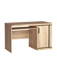 SCHREIBTISCH MALAGA 126x61x77 cm Bürotisch Computertisch, Sonoma Eiche - Sonoma Eiche, Holzwerkstoff (61/126/77cm) - MASSENO