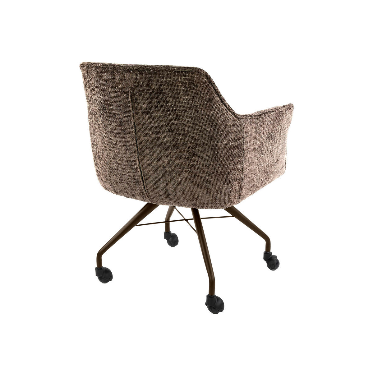 ESSZIMMERSTÜHLE Raster Taupe 67/62/82 cm - 2er-Set - Taupe, Textil (62/82/67cm) - Hoyz Collection