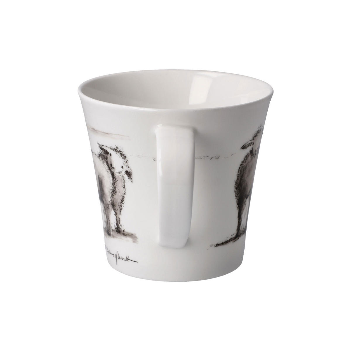 TEETASSE Peter Schnellhardt - Neugierige Horde, Fine Bone China, Bunt, 350 ml - Multicolor, Keramik (0.35L) - Goebel
