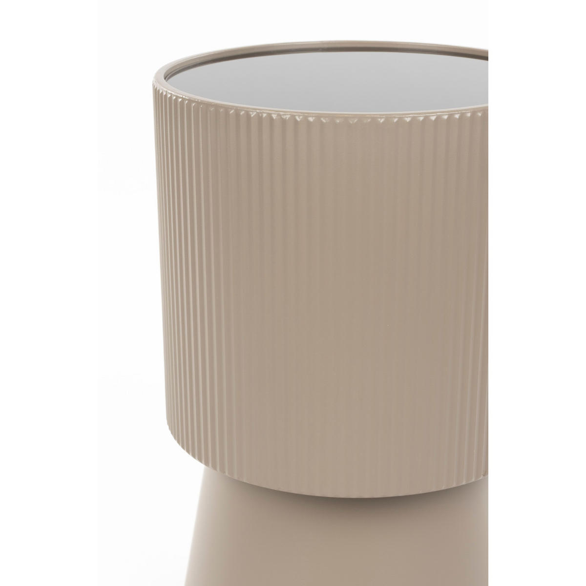 BEISTELLTISCH Brian Beige - Beige, Metall (33/33/50cm) - Housecraft Living