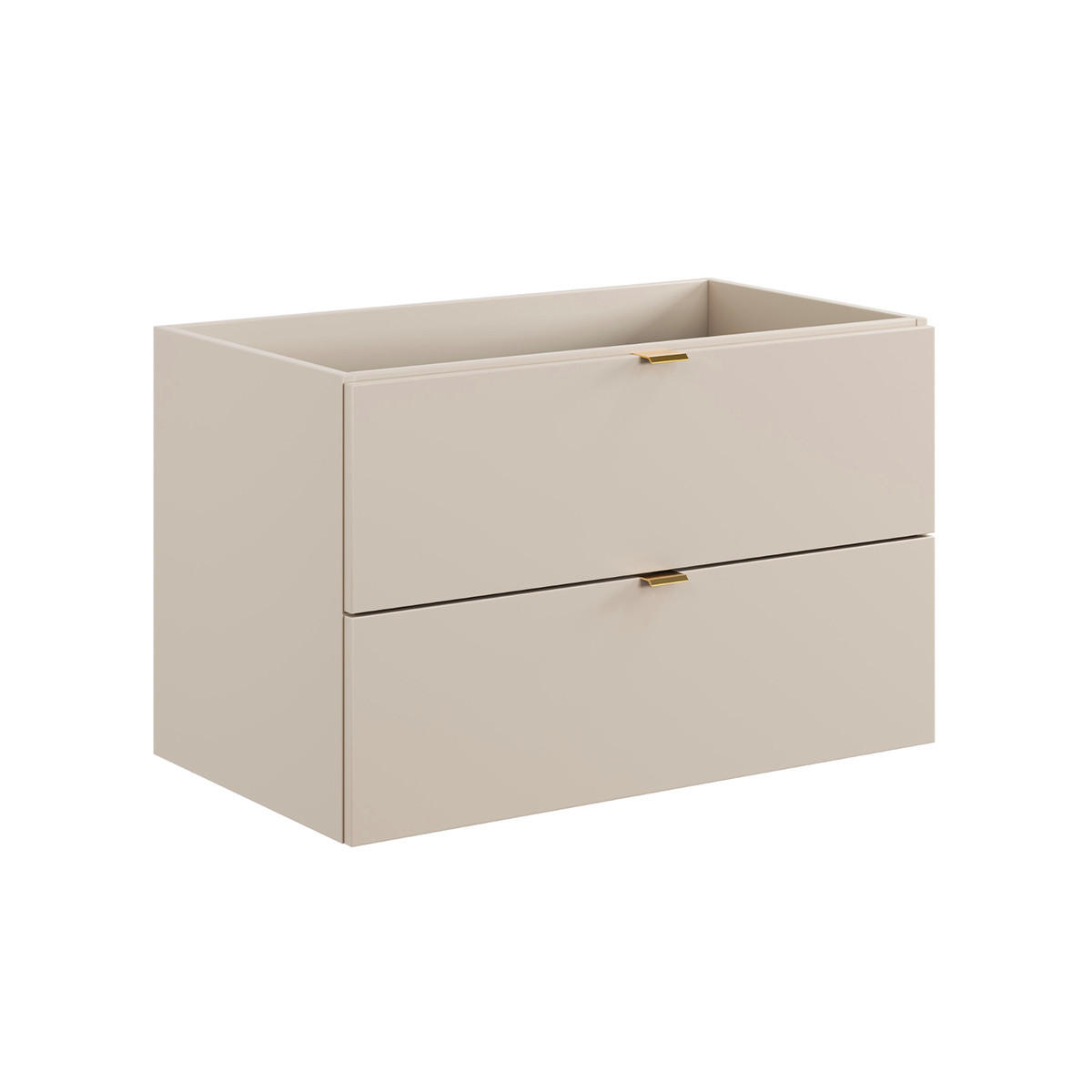 WASCHTISCHUNTERSCHRANK 80cm Azel Kaschmir - Beige, Holzwerkstoff (80/50/46cm) - Petits-meubles