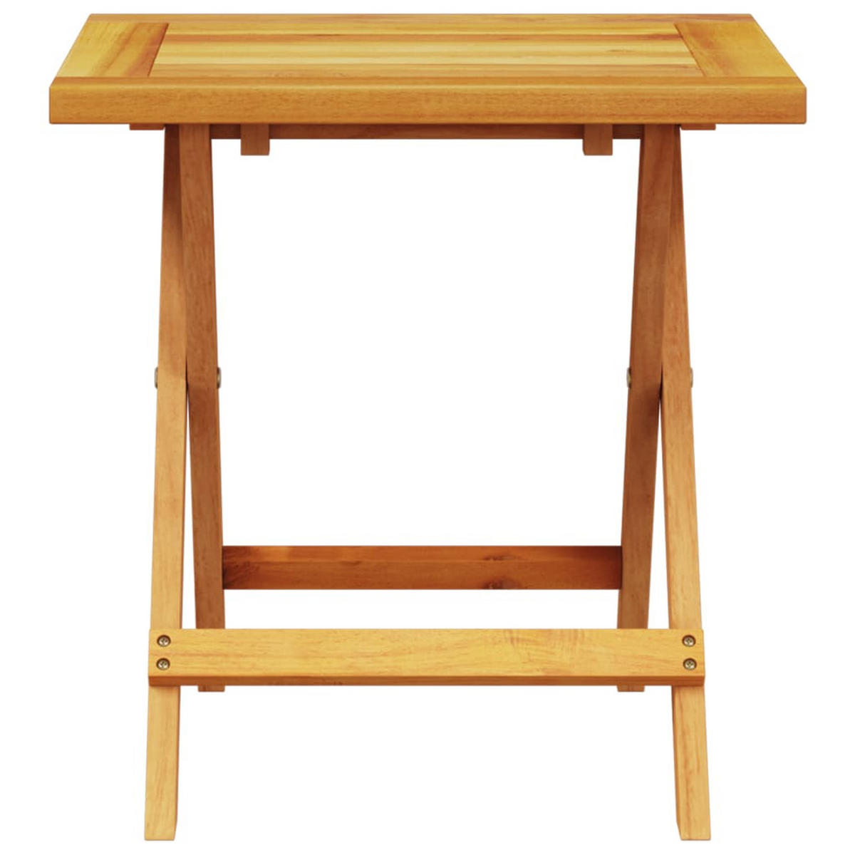 SONNENLIEGE Mit Auflage Und Tisch Massivholz Akazie - Braun, Holz (68/83/200cm) - vidaXL