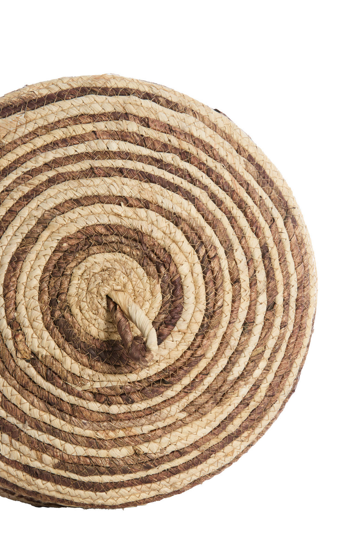 KORB Kilrush Braun Ø34/36 cm 3er-Set - Creme, Naturmaterialien (34/36/34cm) - Light & Living