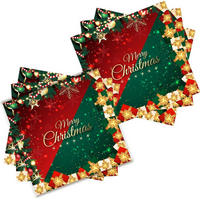 SERVIETTEN 20-teiliges Set Weihnachten 3-lagig 33 x 33 cm - Multicolor, Papier (33/33cm)