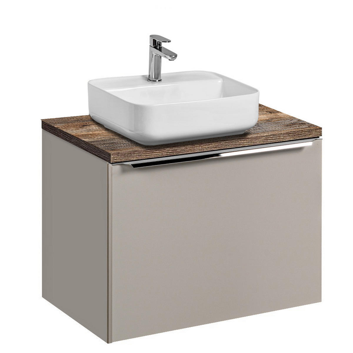 WASCHTISCH Puebla-56 - Beige, Holzwerkstoff (60/63/46cm) - Lomado