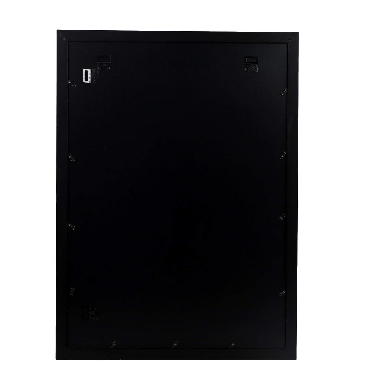 RAHMEN Set mit 48 aus MDF und Acrylglas Schutz und Aussteller für Fotografien, Bilder, Poster, Gemälde, Dekoration für Haus Farbe Schwarz A4 - Schwarz, Holz (21/3/29.7cm) - Nacnic