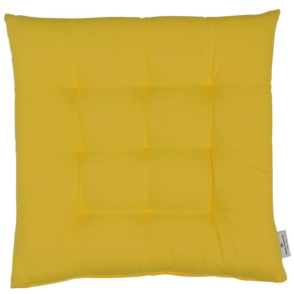 SITZKISSEN MIT 9 PUNKT-STEPPUNG DOVE - Limette, Textil (40/40/5cm) - Tom Tailor