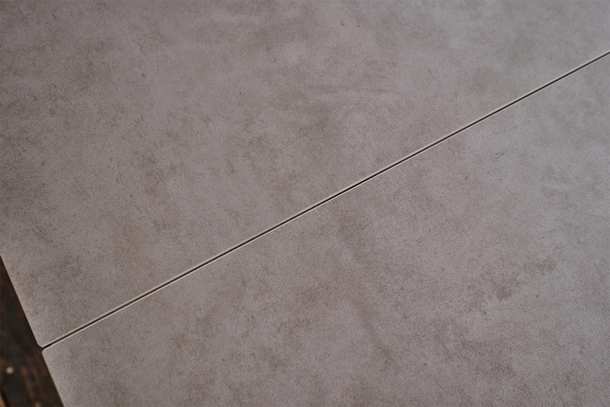 ESSTISCH ISTAR Grau Glas - Schwarz/Grau, Glas/Metall (180/90/76cm) - KAWOLA