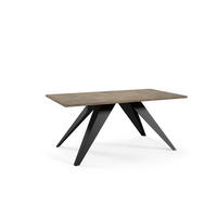 COUCHTISCH VARIA - Dunkelgrau/Schwarz, Holzwerkstoff (60/120/48cm) - Meblini