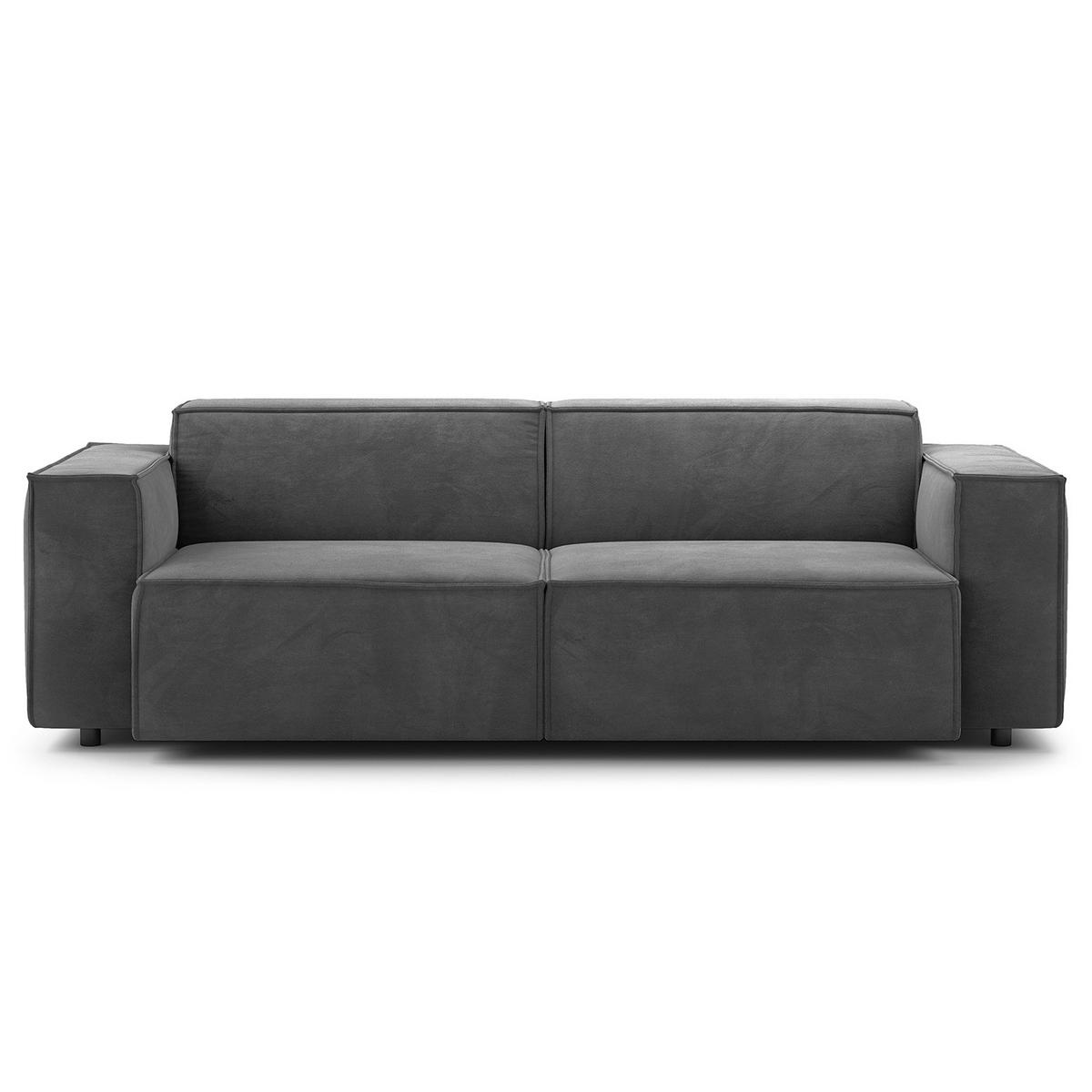 2,5-SITZER SOFA - Grau, Textil (223/70/96cm) - home24