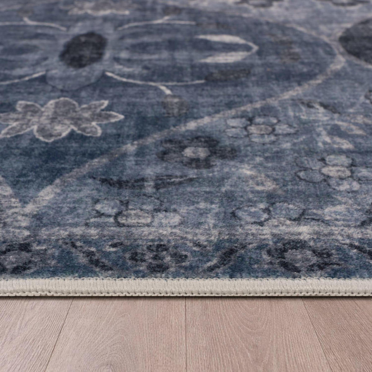 KURZFLOR-TEPPICH SEMER 421 BLAU 200X280 - Blau, Kunststoff (200/280cm) - Paco Home