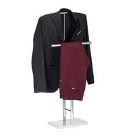 HERRENDIENER - Silberfarben, Kunststoff/Metall (49/106/20cm) - Relaxdays