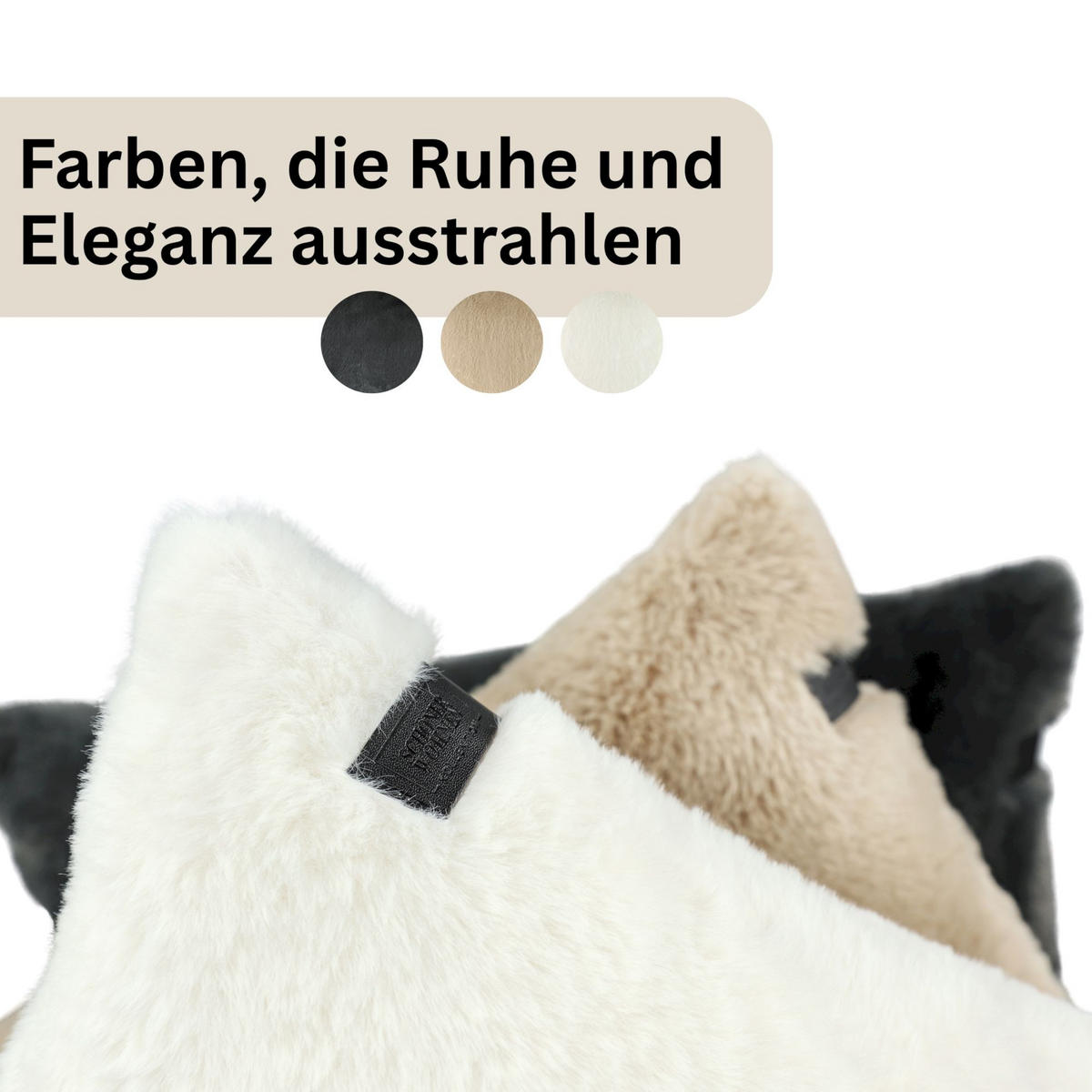 ZIERKISSENHÜLLE ELEGANCE - Perlmutt, Textil (45/45cm) - Schöner Wohnen