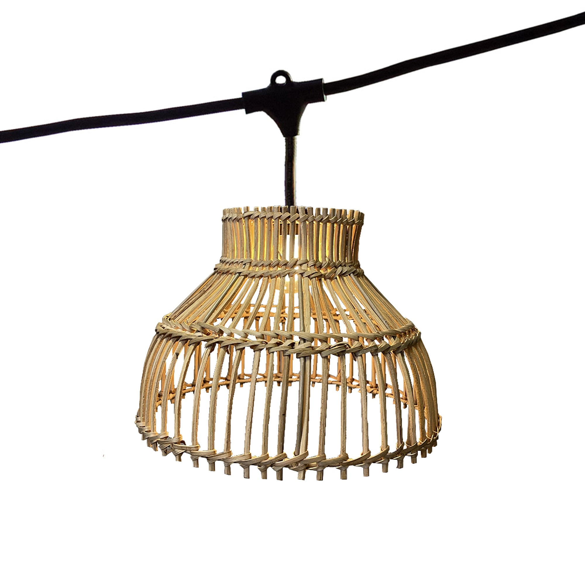 LICHTERKETTE AMELIA braun - Braun, Naturmaterialien (600cm) - Lumisky