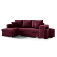 ECKSOFA Bordo OLI Mit Hockern Links - Multicolor, Textil (243/143cm) - Sepro Meble