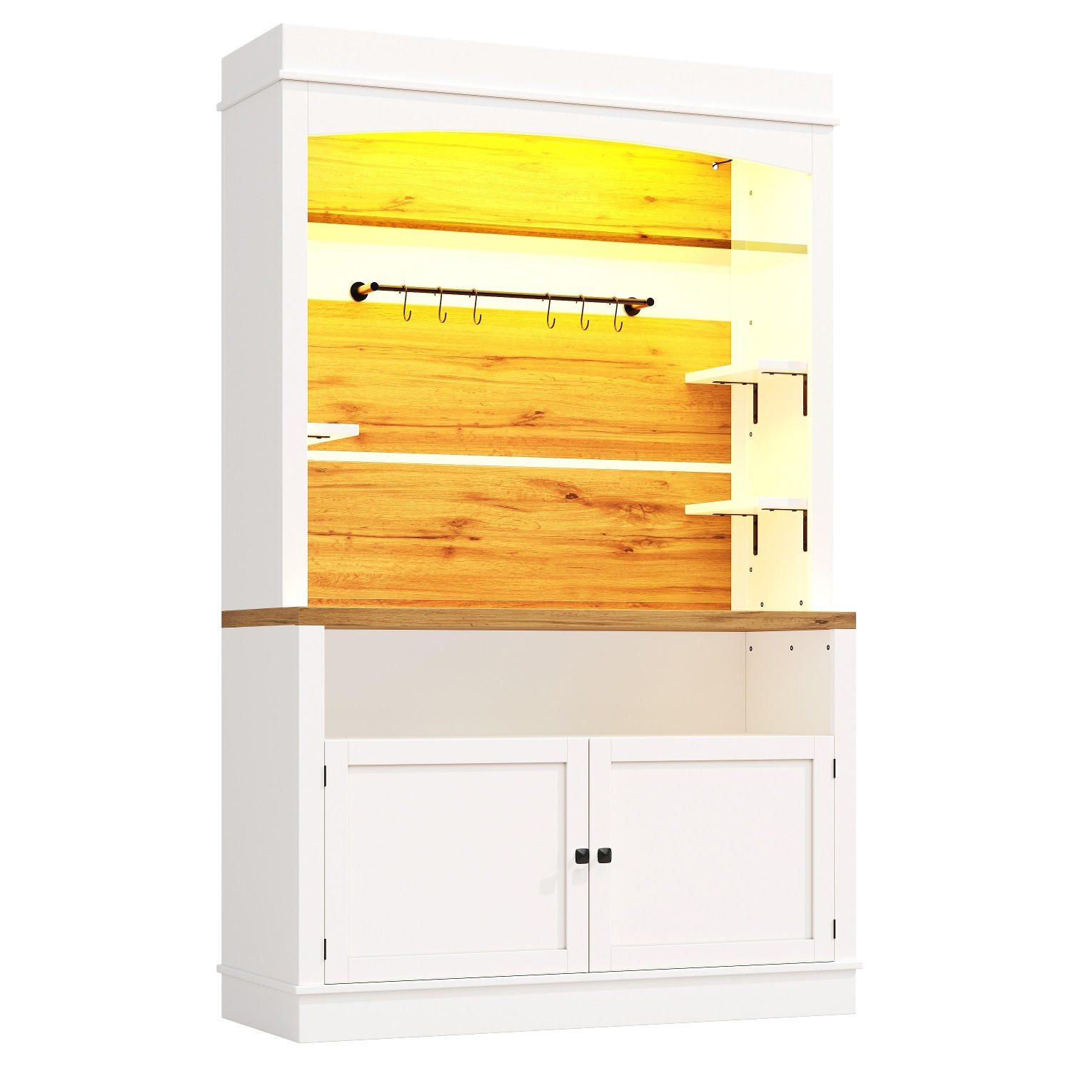 Rolipo Küchenschrank Weiß 34x184x107 cm