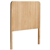 BETTKOPFTEIL Rechteckig Braun 90 cm - Braun, Holz (90/108.5/3.5cm) - Nordlys