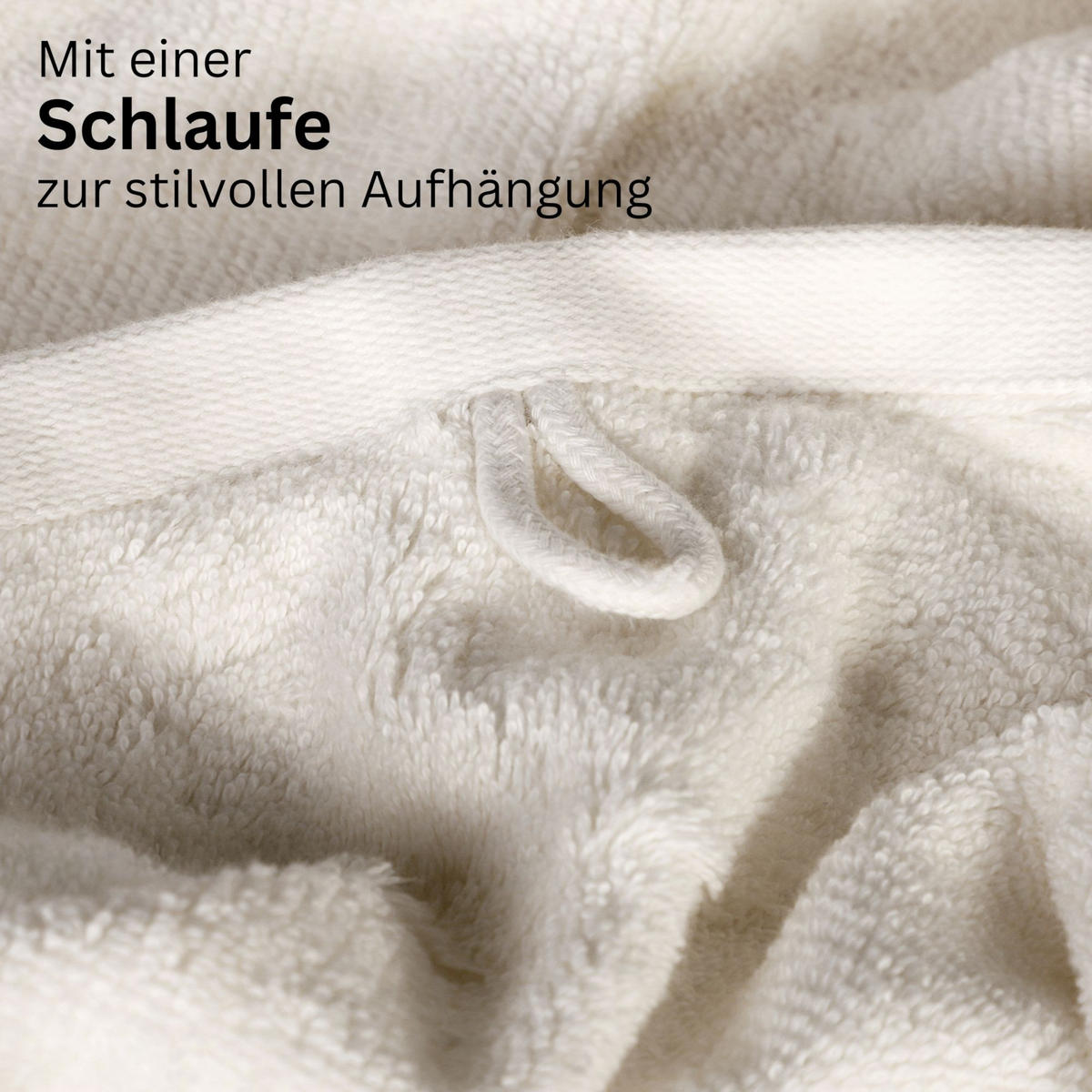 HANDTUCH SET SENSE 5tlg. - Weiß, Textil (50/100cm) - Schöner Wohnen
