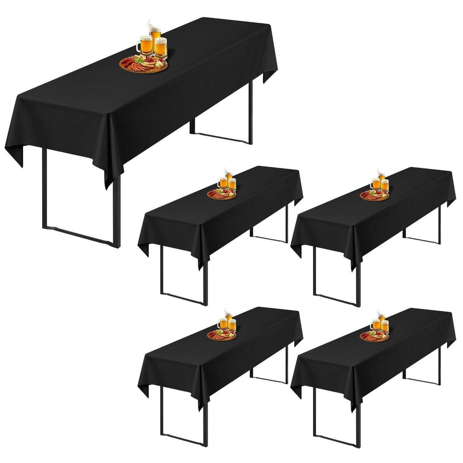 XXXLutz Biertischhussen Schwarz 100x1.5x250 cm