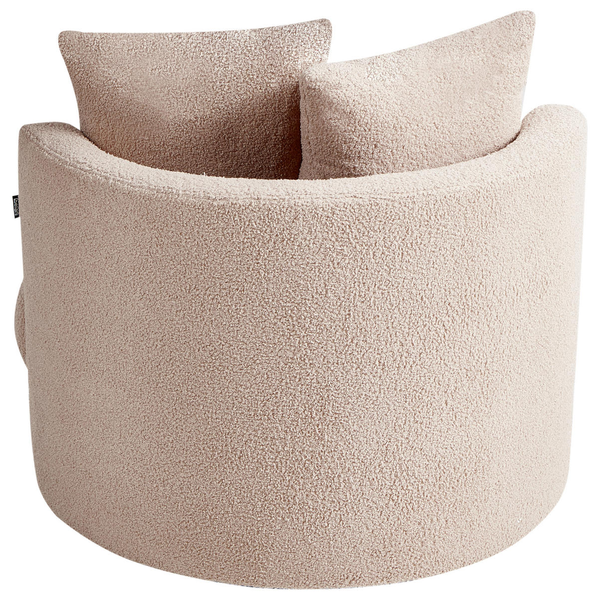 SESSEL Beige Dalby - Beige, Textil (82/61/82cm) - Beliani