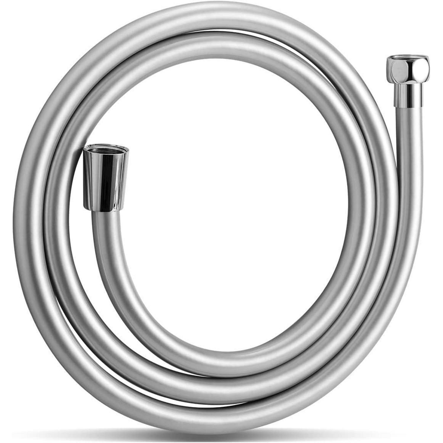 BRAUSESCHLAUCH 1,2 m Silber - Silberfarben, Metall (1/1/120cm)