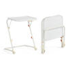 BEISTELLTISCH Weiß, klappbar - Weiß, Kunststoff (53.5/37/70.5cm) - Meubles Cosy