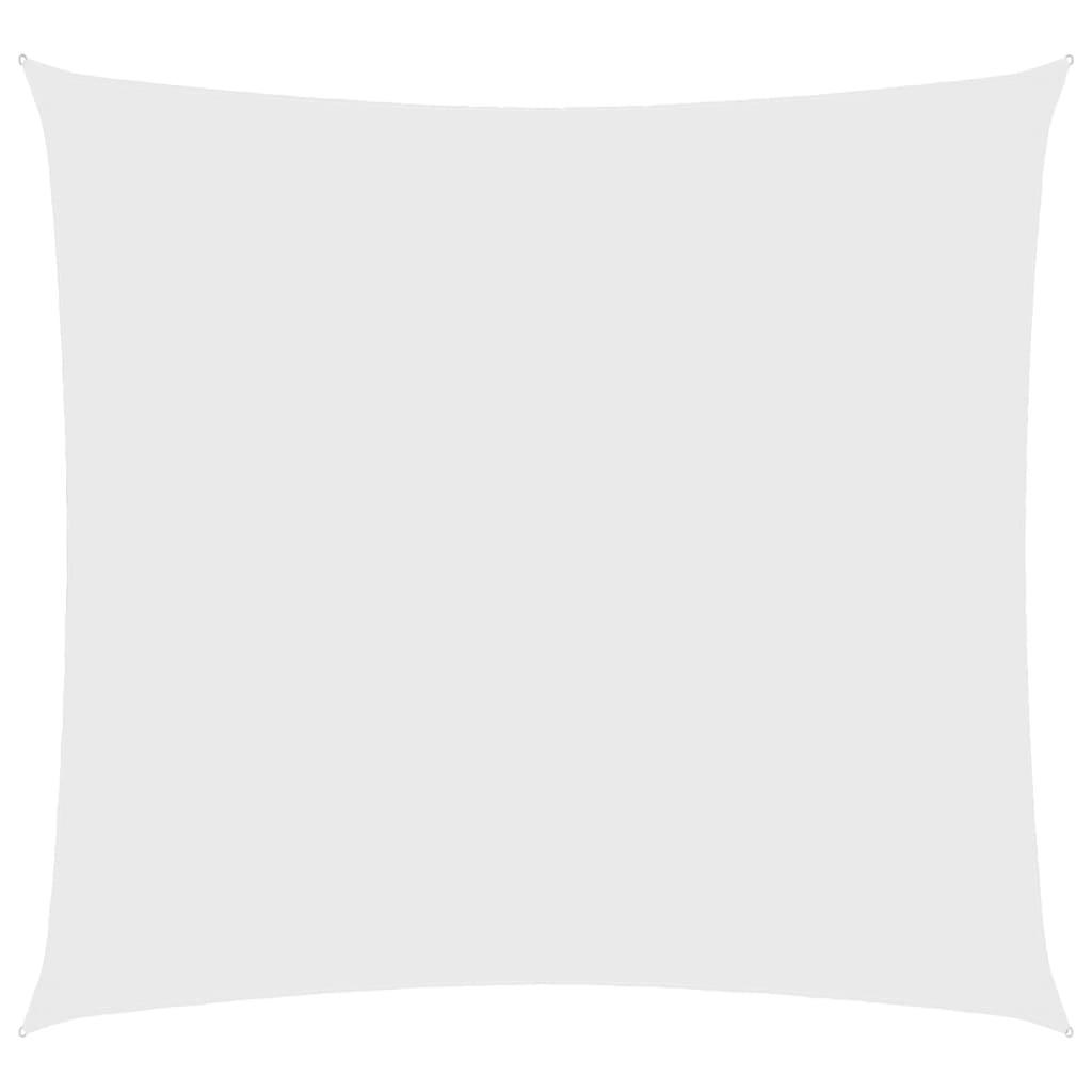SONNENSEGEL Oxford-Gewebe Quadratisch 4x4 m Weiß - Weiß, Textil (400/400cm) - furnicato
