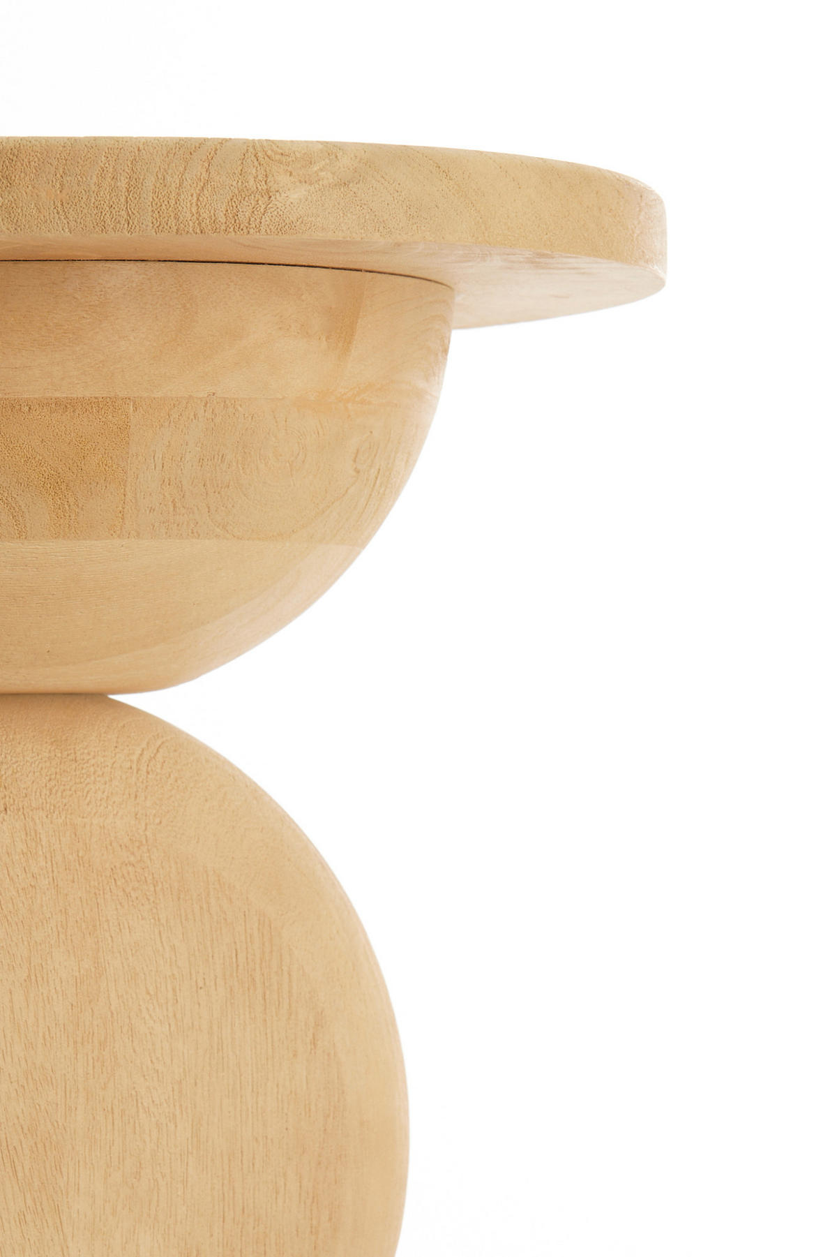 BEISTELLTISCH Mirto Braun Ø40/50 cm - Braun, Holz (40/40/50cm) - Light & Living