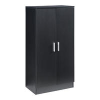 SCHUHSCHRANK Notribontaa - Schwarz, Holzwerkstoff (55/108/35cm)
