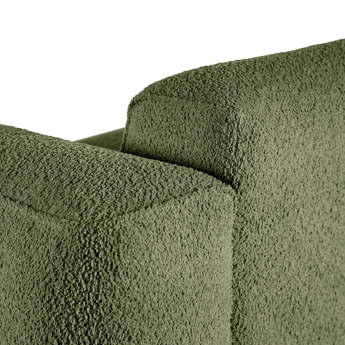 WOHNLANDSCHAFT mit Longchair - Schwarz/Grün, Kunststoff/Textil (325/71/235cm) - home24