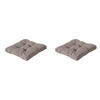 SITZKISSEN Panama 60/60 cm 2er-Set - Taupe, Textil (60/8/60cm) - Madison