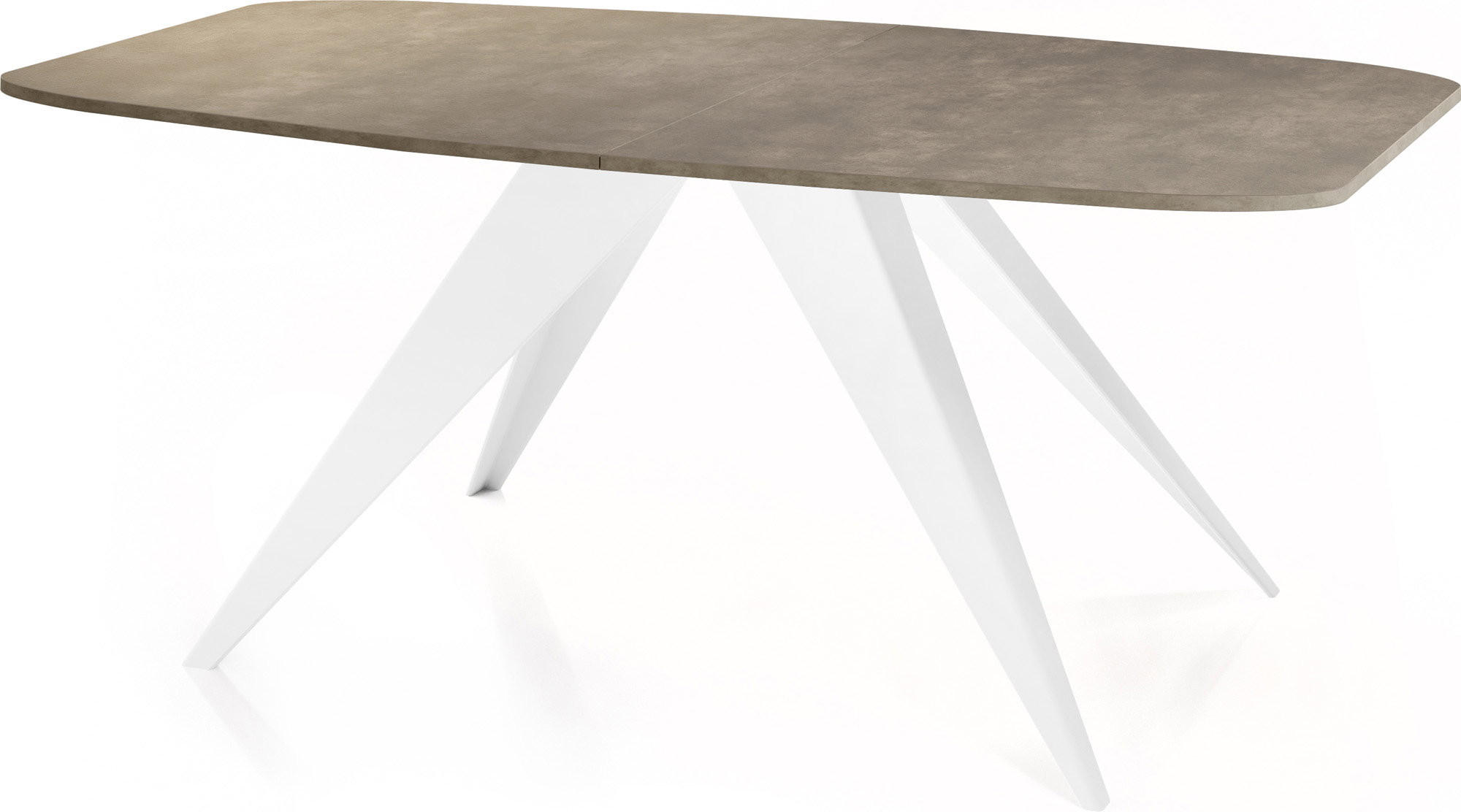 WFL Group Esstisch Dunkelgrau 200x76x80 cm
