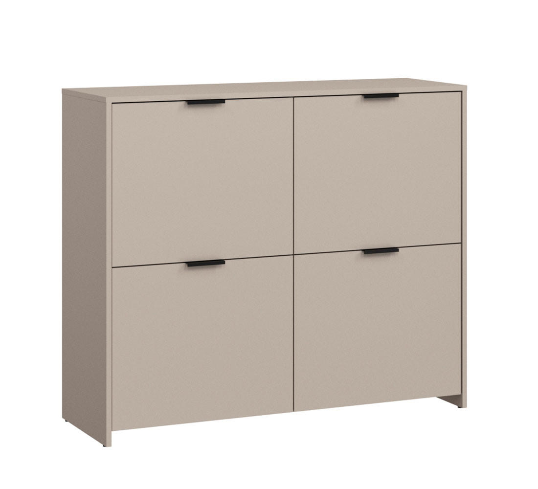 Feldmann-Wohnen Kommode Braun, Schwarz 120x102x40 cm