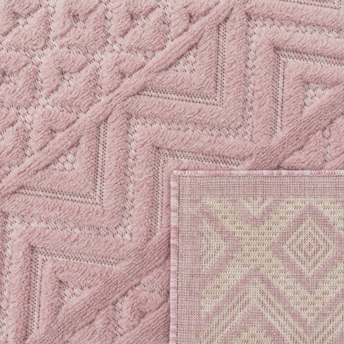 OUTDOORTEPPICH 80/150 cm Livorno 673 - Pink, Textil (80/150cm) - Paco Home